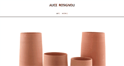 Desktop Screenshot of alicerosignoli.it